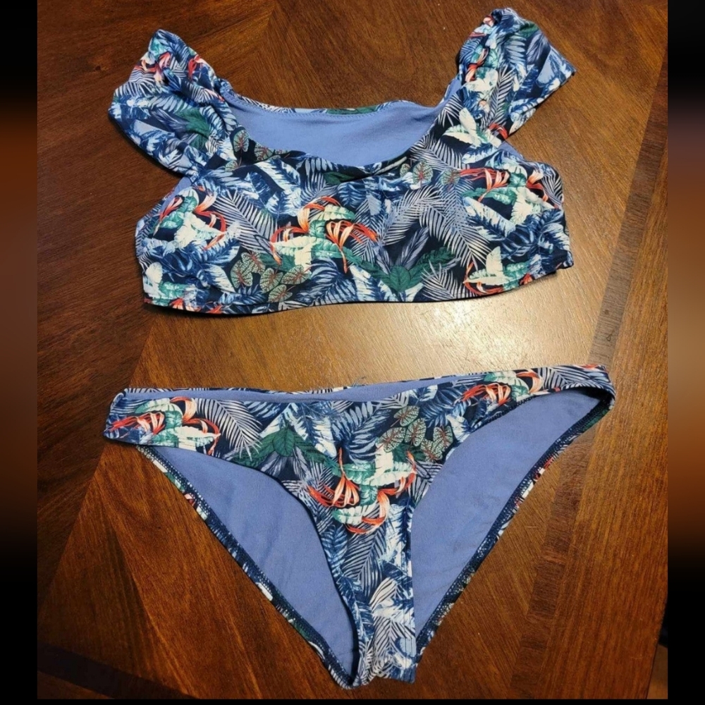 Plant Print Bikini